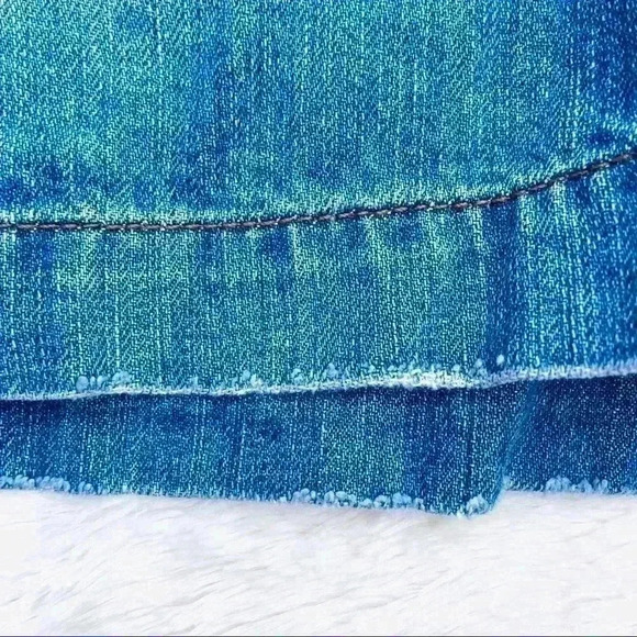 Old Navy Med Wash “70’s Style” Denim Jean Shorts - Picture 6 of 11